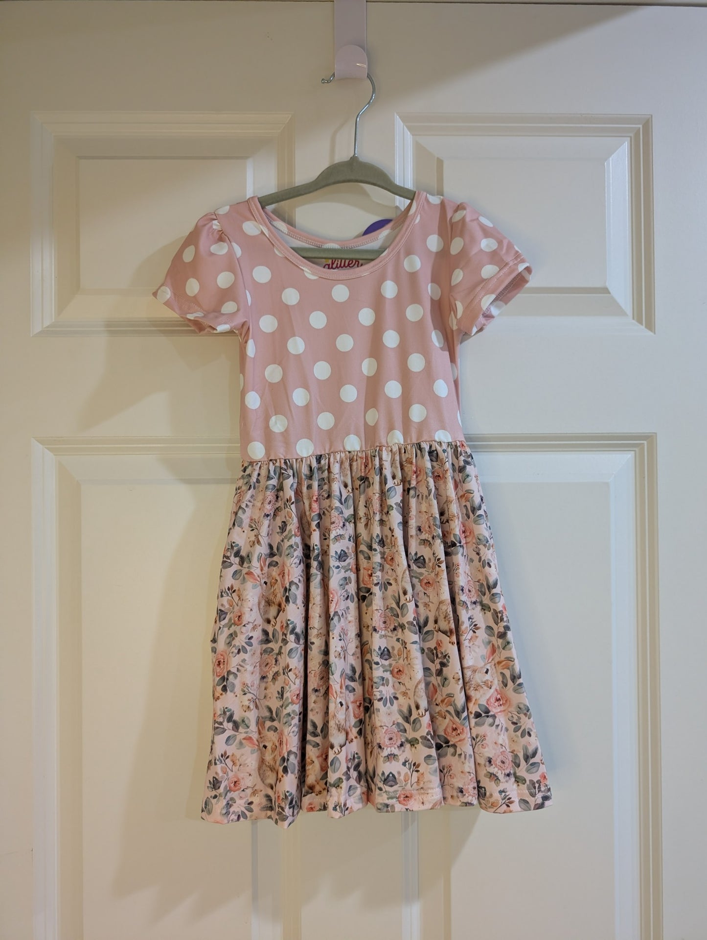 Floral Bunny Twirl Dress
