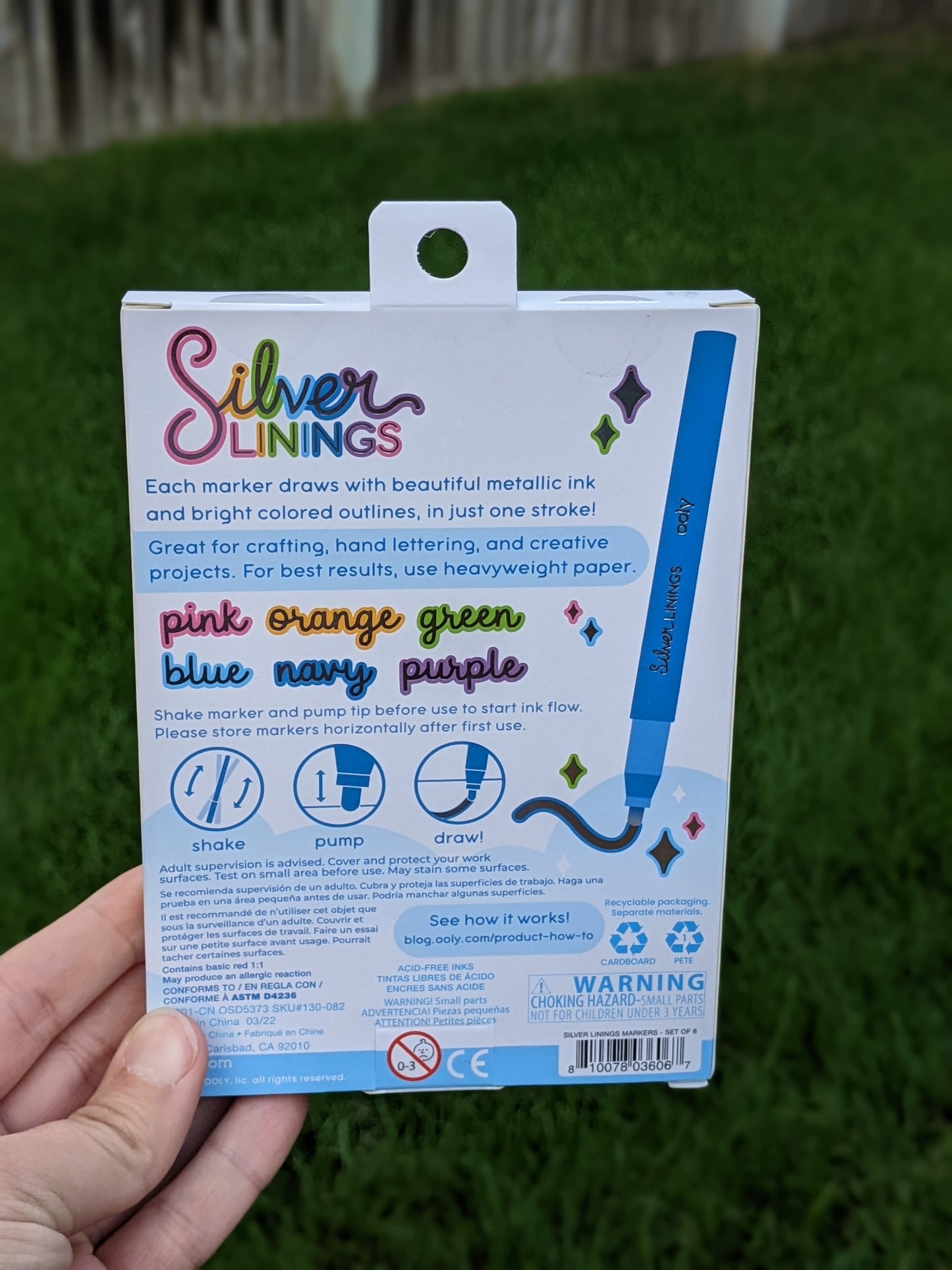 Silver Linings Outline Markers