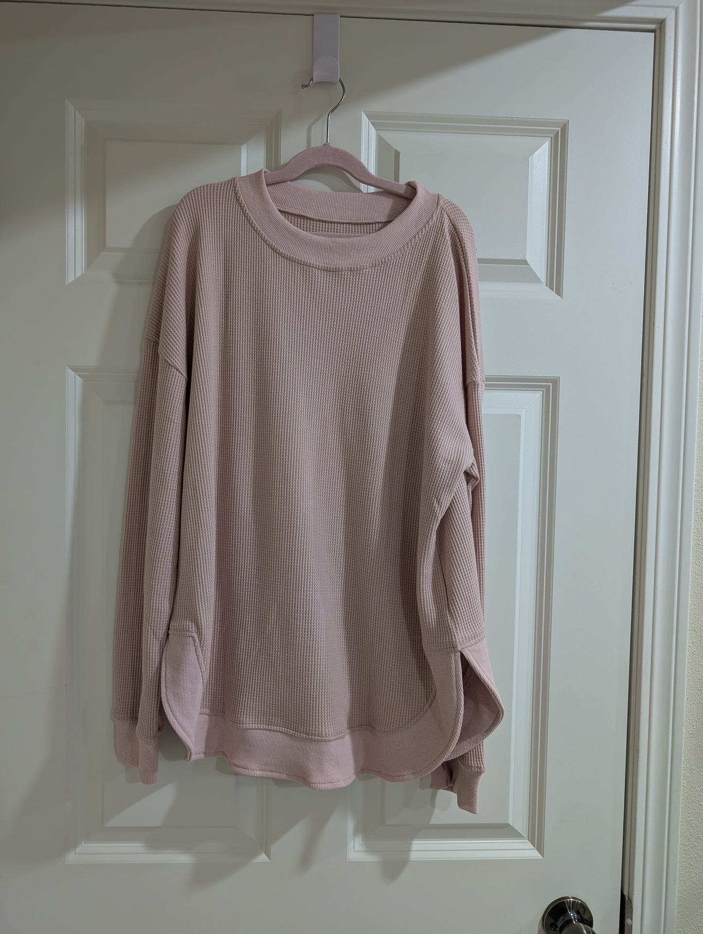 Waffle knit top