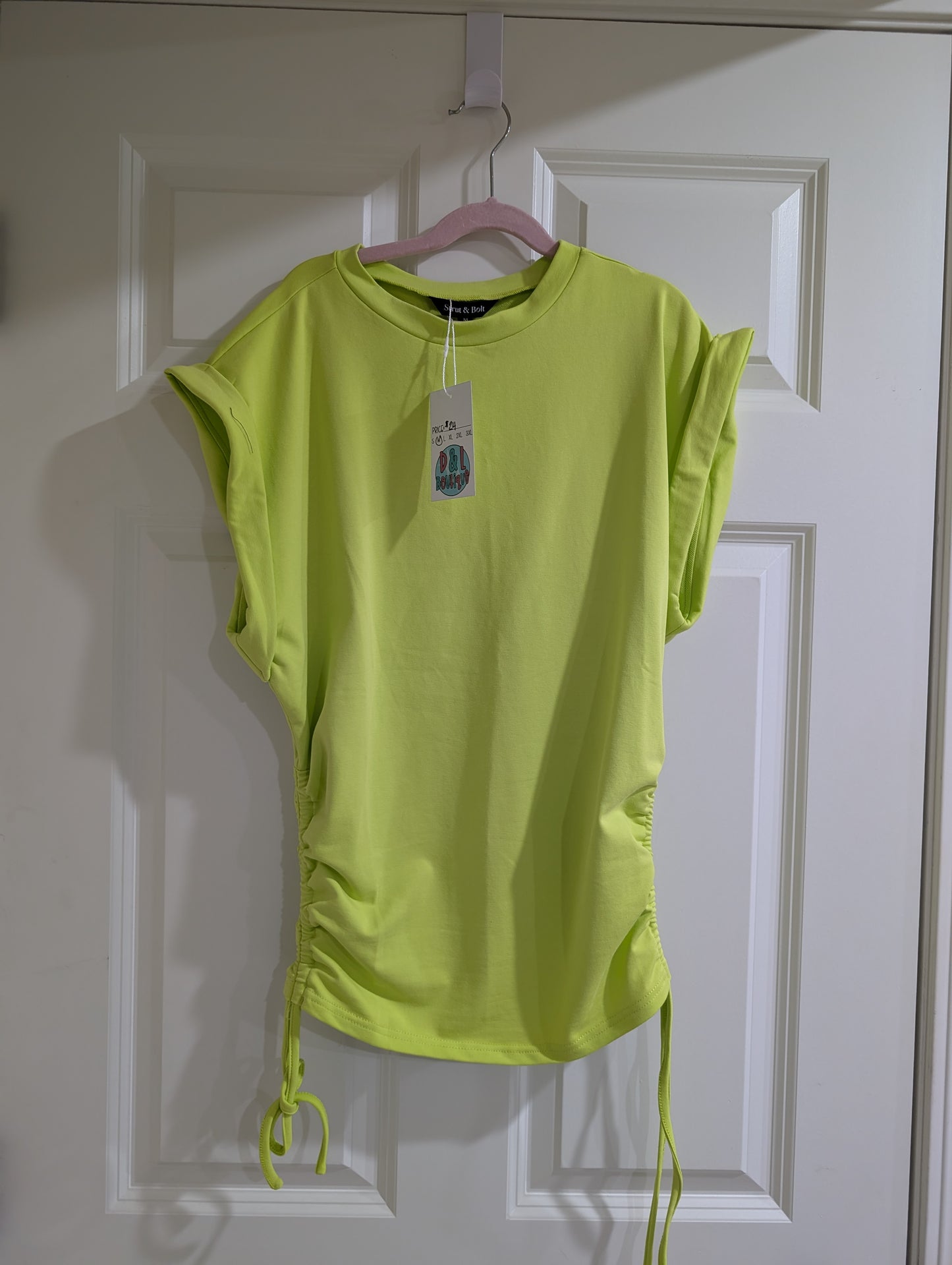 Side cinched top