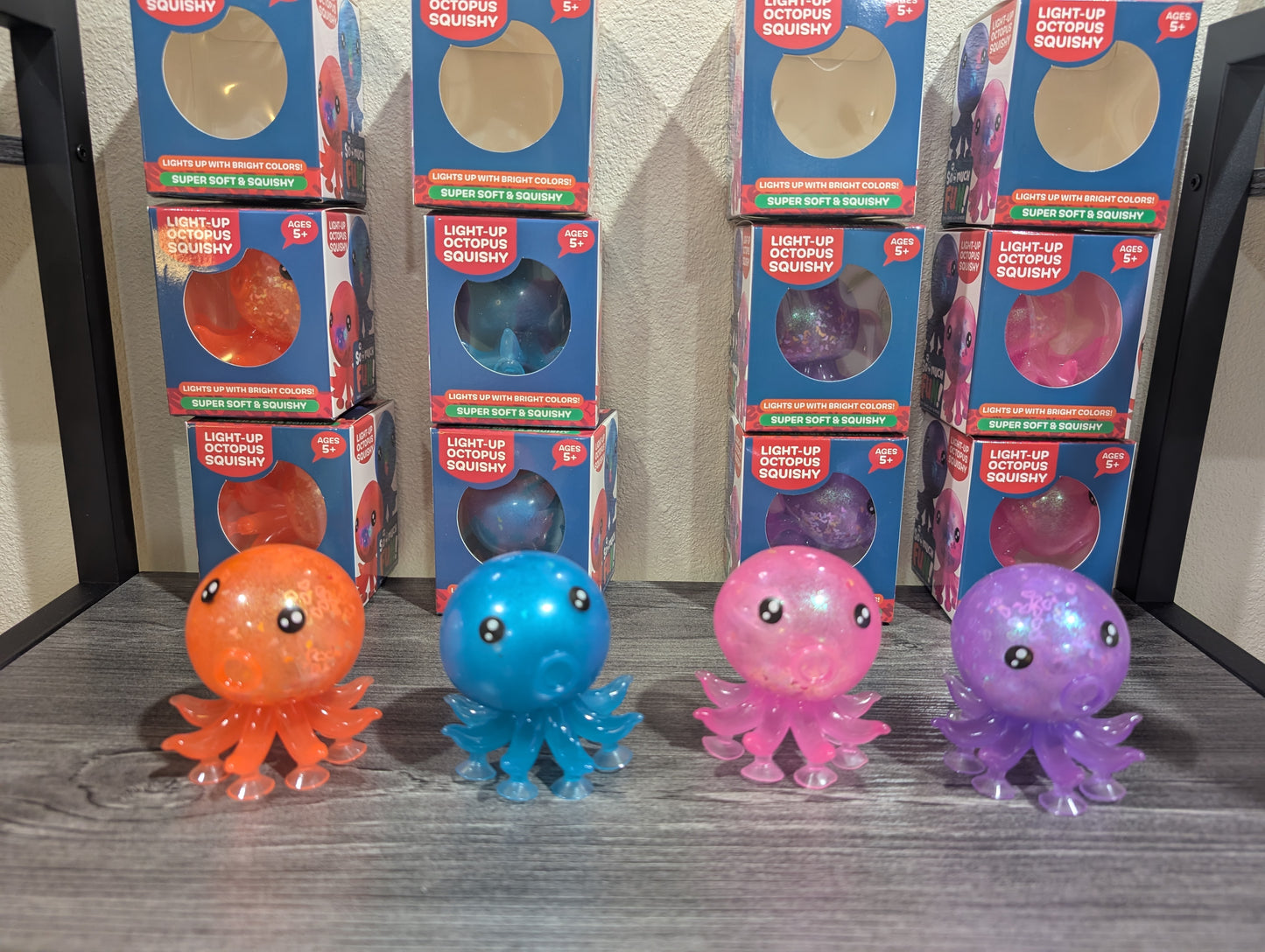 Light up octopus squishy