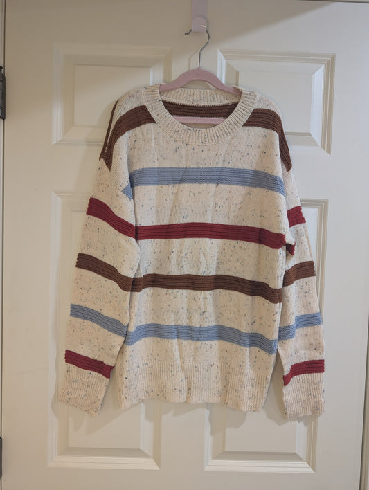 Striped Knit Sweater
