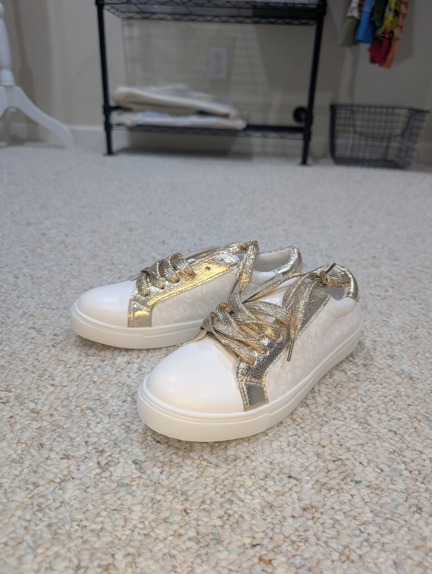 Gold Accent Sneakers
