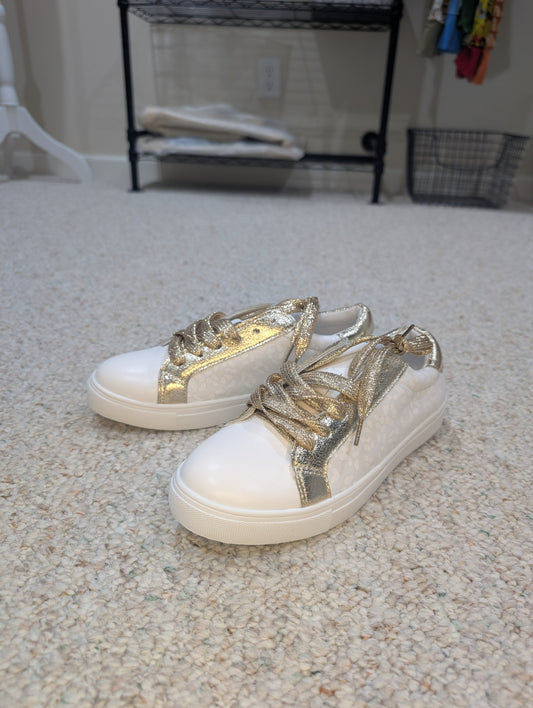 Gold Accent Sneakers