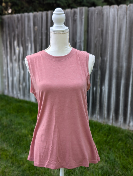 Pink Flowy tank